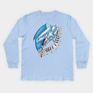 BLUE EYES Kids Long Sleeve T-Shirt